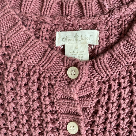 Olive juice button down sweater - Picture 2 of 4